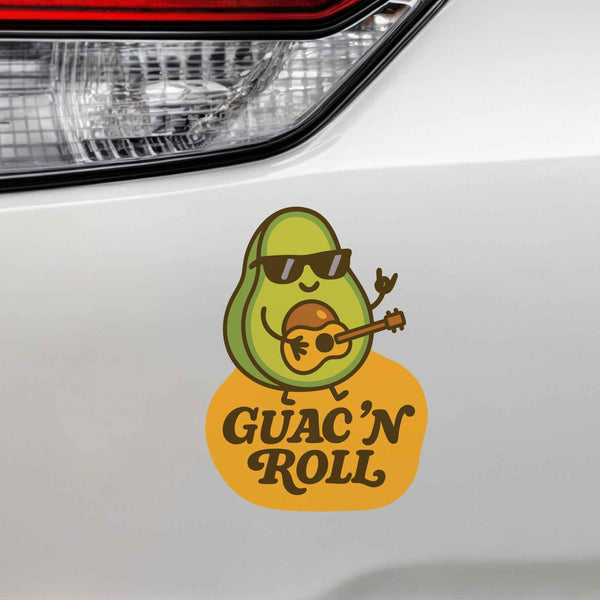 Guac 'N Roll Avocado Pun Decal - My Wonderful Walls
