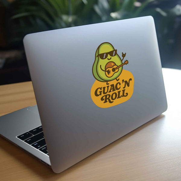 Guac 'N Roll Avocado Pun Decal - My Wonderful Walls
