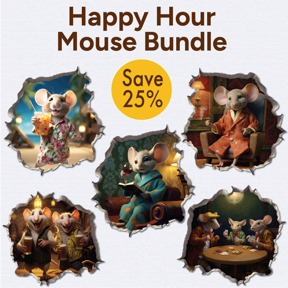 Happy Hour Mouse Bundle - My Wonderful Walls