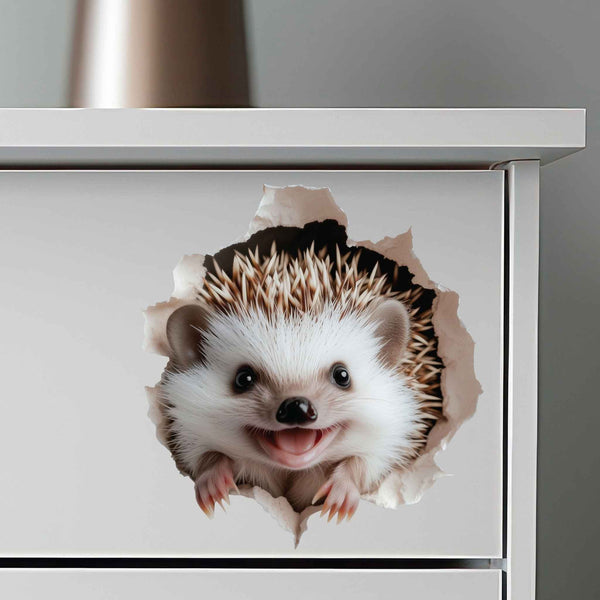 Hedgehog Hole Decal - My Wonderful Walls