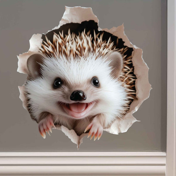 Hedgehog Hole Decal - My Wonderful Walls