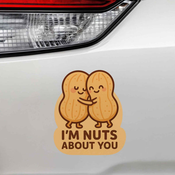 I'm Nuts About You Peanut Pun Decal - My Wonderful Walls