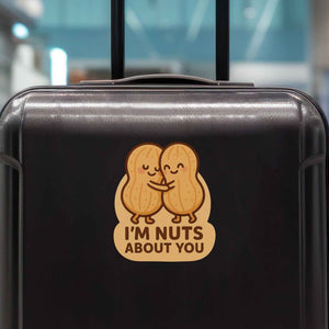 I'm Nuts About You Peanut Pun Decal - My Wonderful Walls