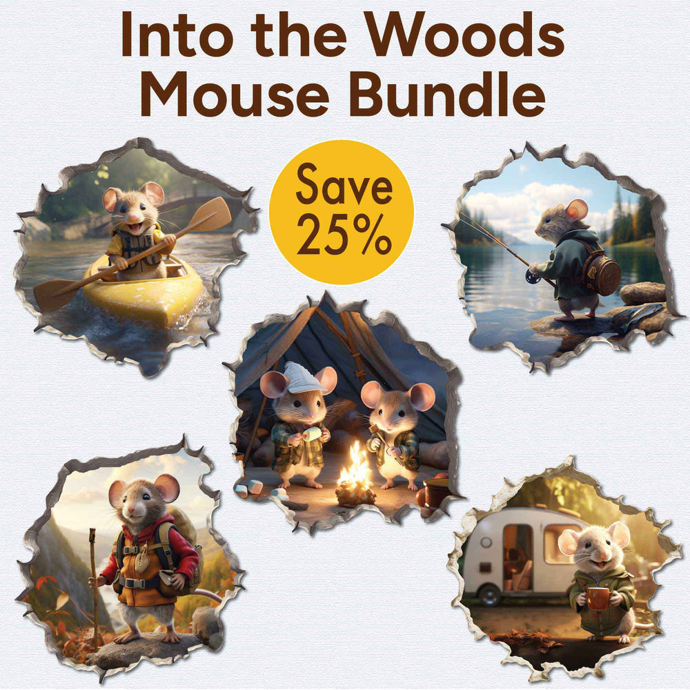 Into the Woods Mouse Bundle - My Wonderful Walls