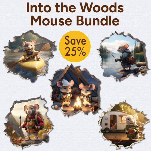 Into the Woods Mouse Bundle - My Wonderful Walls