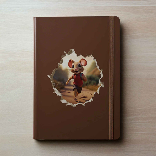 Jogger Mouse Hole Decal - My Wonderful Walls
