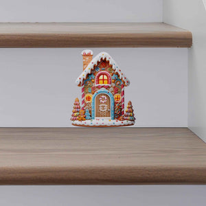 Jolly Gingerbread Fairy Door Decal - My Wonderful Walls