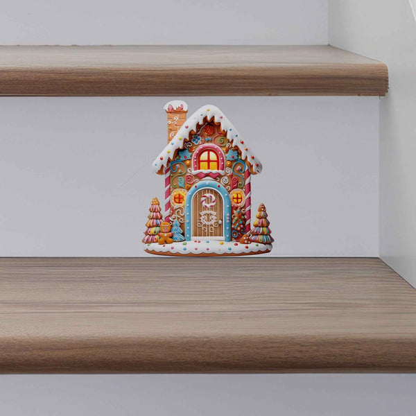 Jolly Gingerbread Fairy Door Decal - My Wonderful Walls
