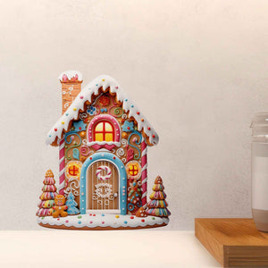 Jolly Gingerbread Fairy Door Decal - My Wonderful Walls