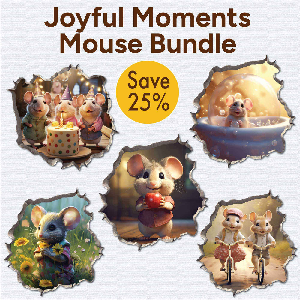 Joyful Moments Mouse Bundle - My Wonderful Walls