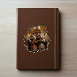 King and Queen Mice on notebook
