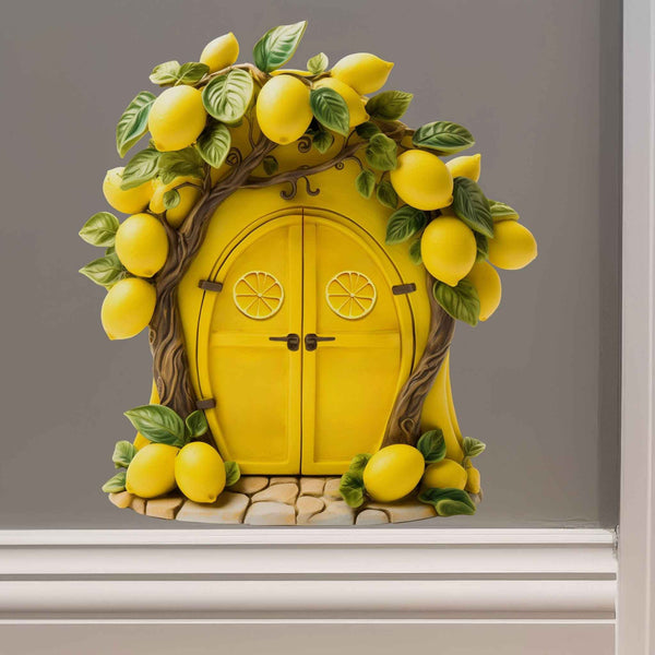 Lemon Fairy Door Decal - My Wonderful Walls