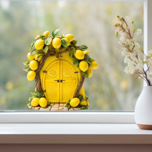 Lemon Fairy Door Decal - My Wonderful Walls