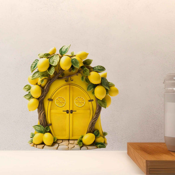 Lemon Fairy Door Decal - My Wonderful Walls