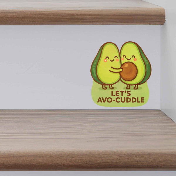 Let’s Avo - Cuddle Avocado Pun Decal - My Wonderful Walls