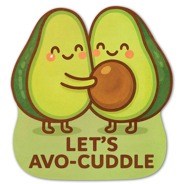 Let’s Avo - Cuddle Avocado Pun Decal - My Wonderful Walls