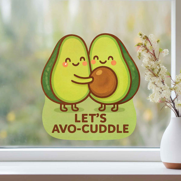 Let’s Avo - Cuddle Avocado Pun Decal - My Wonderful Walls