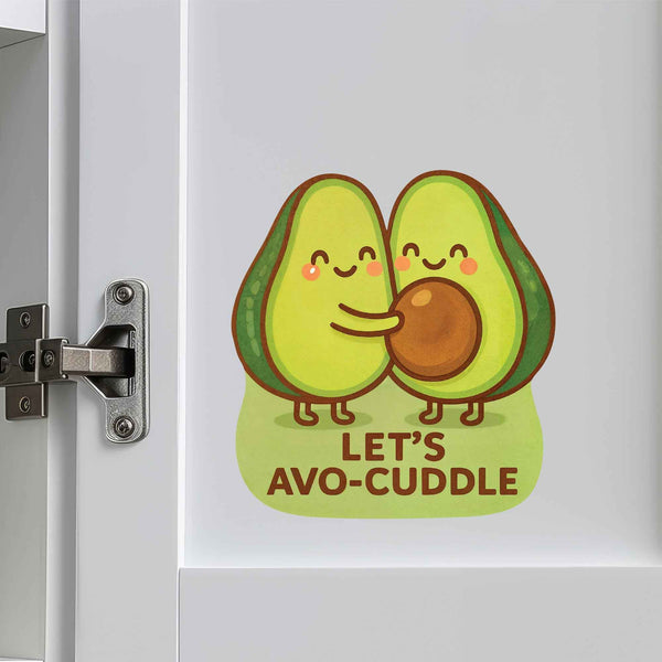 Let’s Avo - Cuddle Avocado Pun Decal - My Wonderful Walls