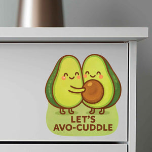Let’s Avo - Cuddle Avocado Pun Decal - My Wonderful Walls