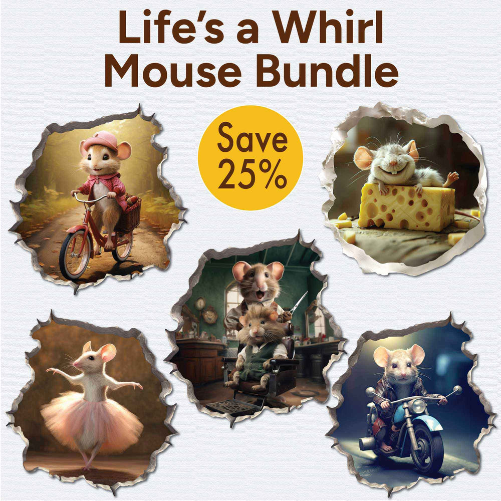 Life’s a Whirl Mouse Bundle - My Wonderful Walls