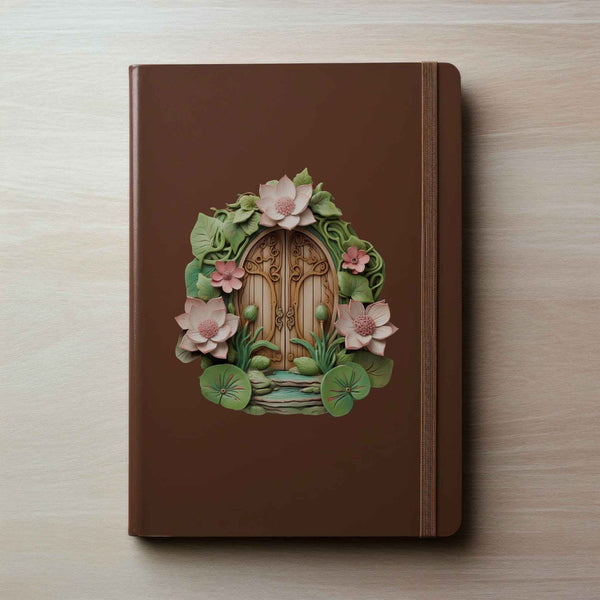 Lilypad Landing Fairy Door Decal - My Wonderful Walls