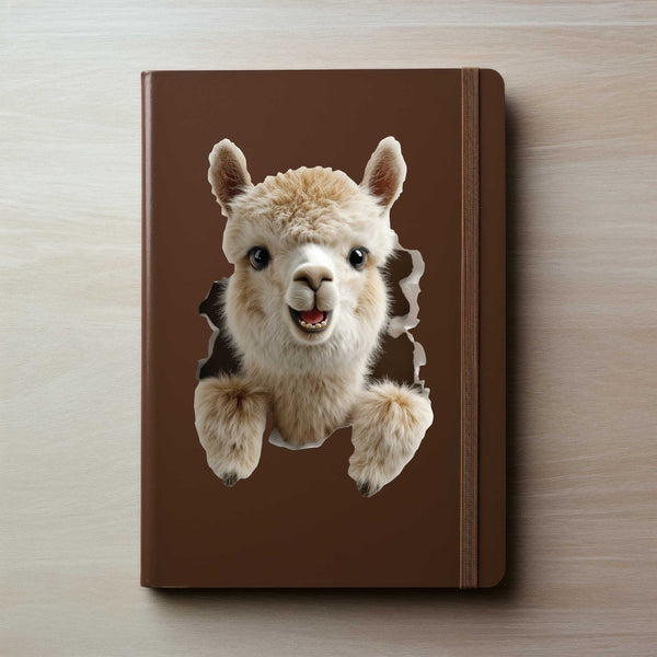 Llama Hole Decal - My Wonderful Walls