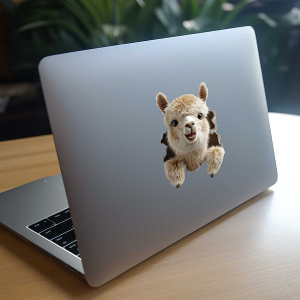 Llama Hole Decal - My Wonderful Walls