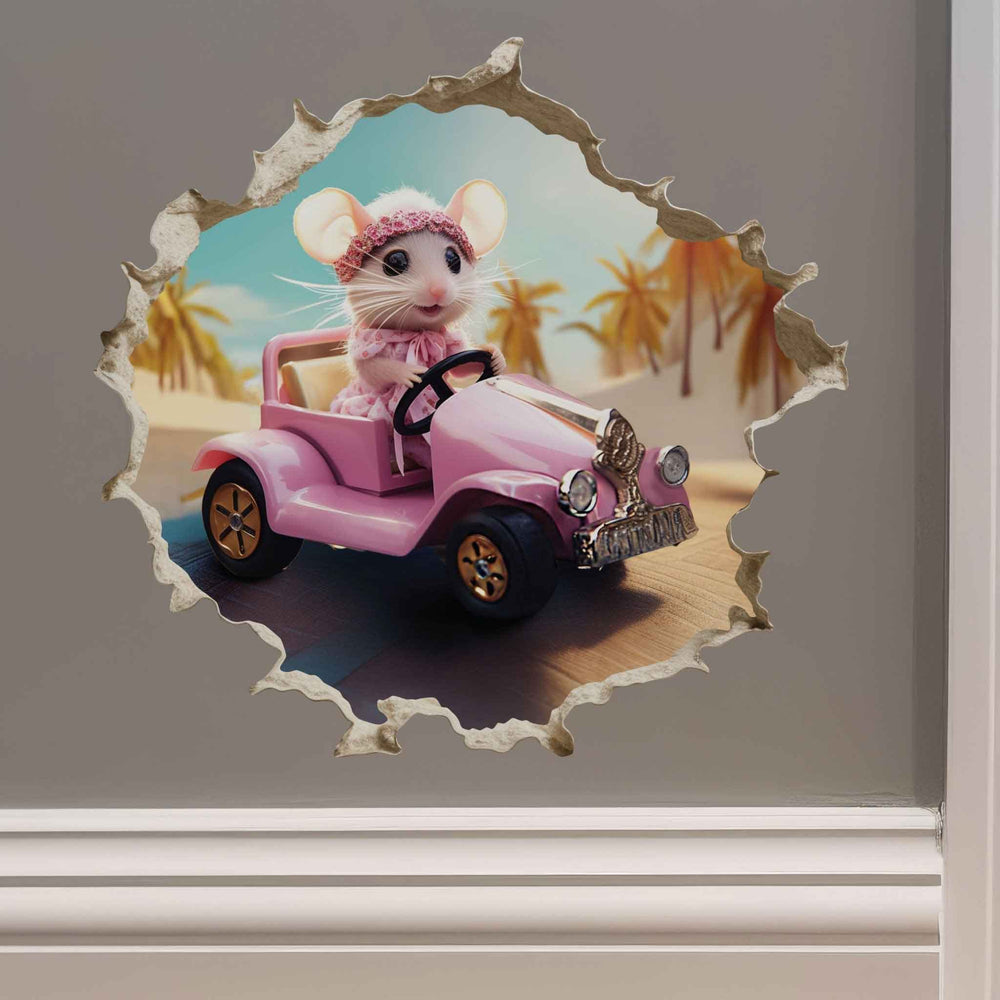 Malibu Dream Mouse Hole Decal - My Wonderful Walls