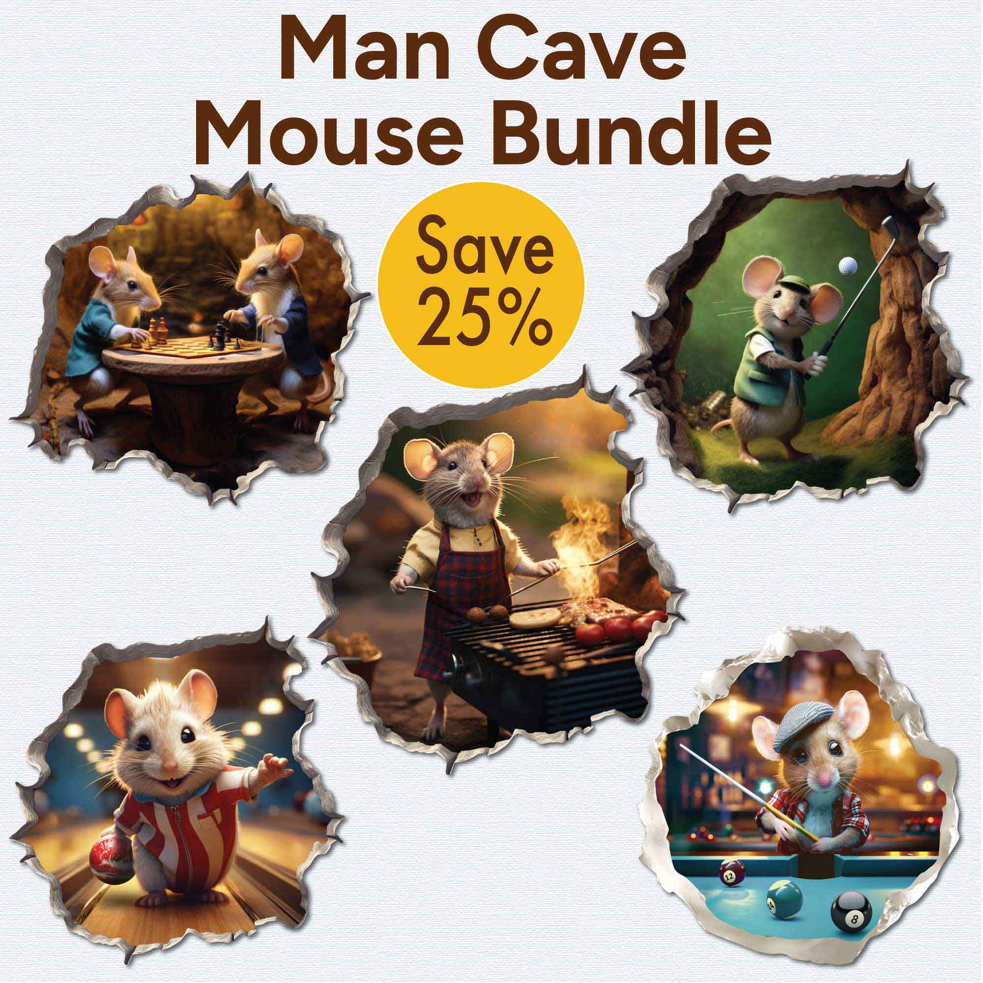 Man Cave Mouse Bundle