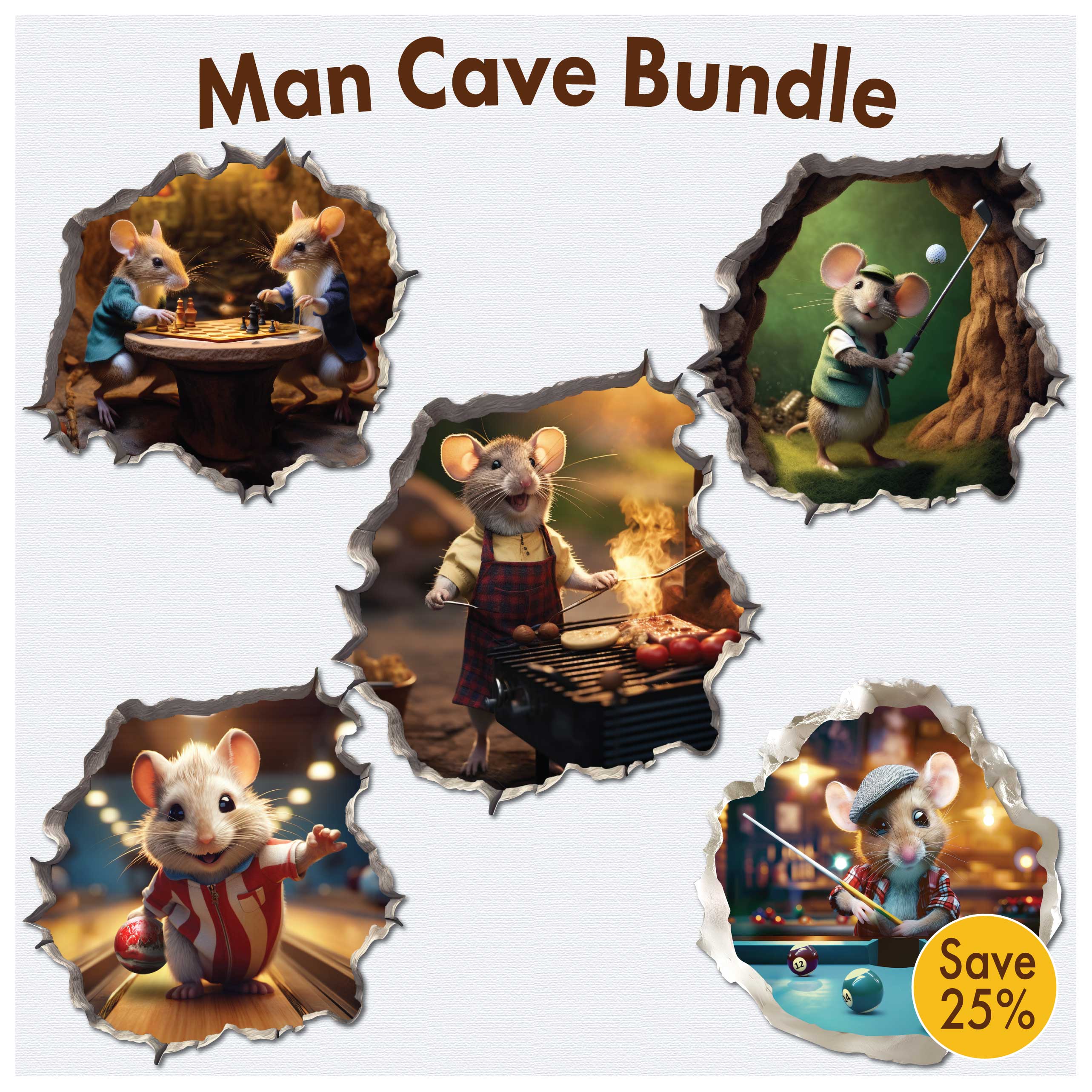 Man Cave Mouse Bundle