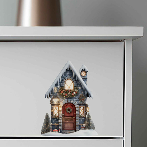 Merry & Bright Fairy Door Decal - My Wonderful Walls