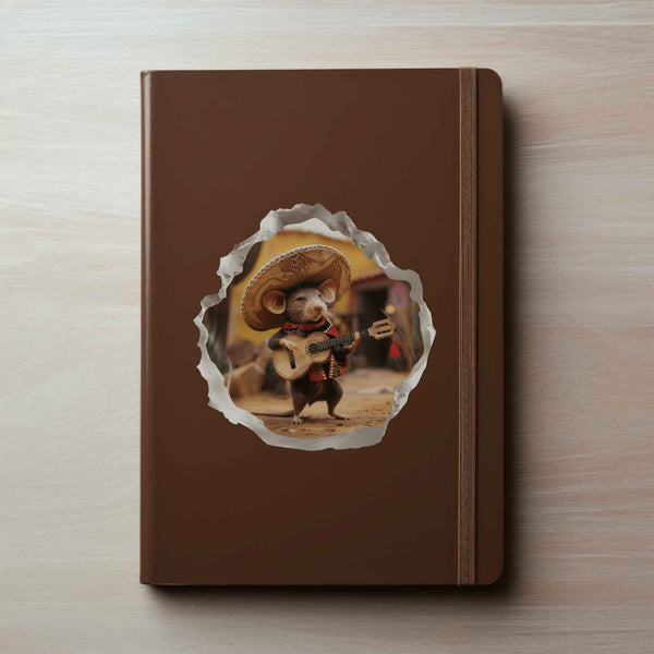 Mexican Mariachi Mouse Hole Decal - My Wonderful Walls