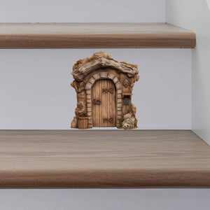 Mountain Village Fairy Door Decal - My Wonderful Walls