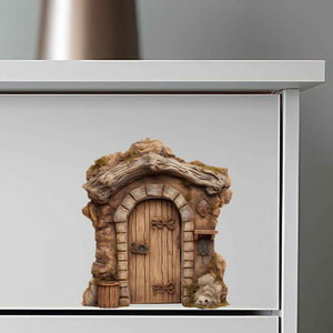 Mountain Village Fairy Door Decal - My Wonderful Walls