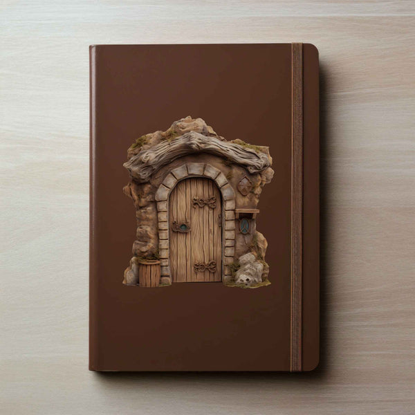 Mountain Village Fairy Door Decal - My Wonderful Walls