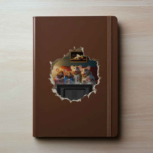 Movie Night Mouse Hole Decal - My Wonderful Walls