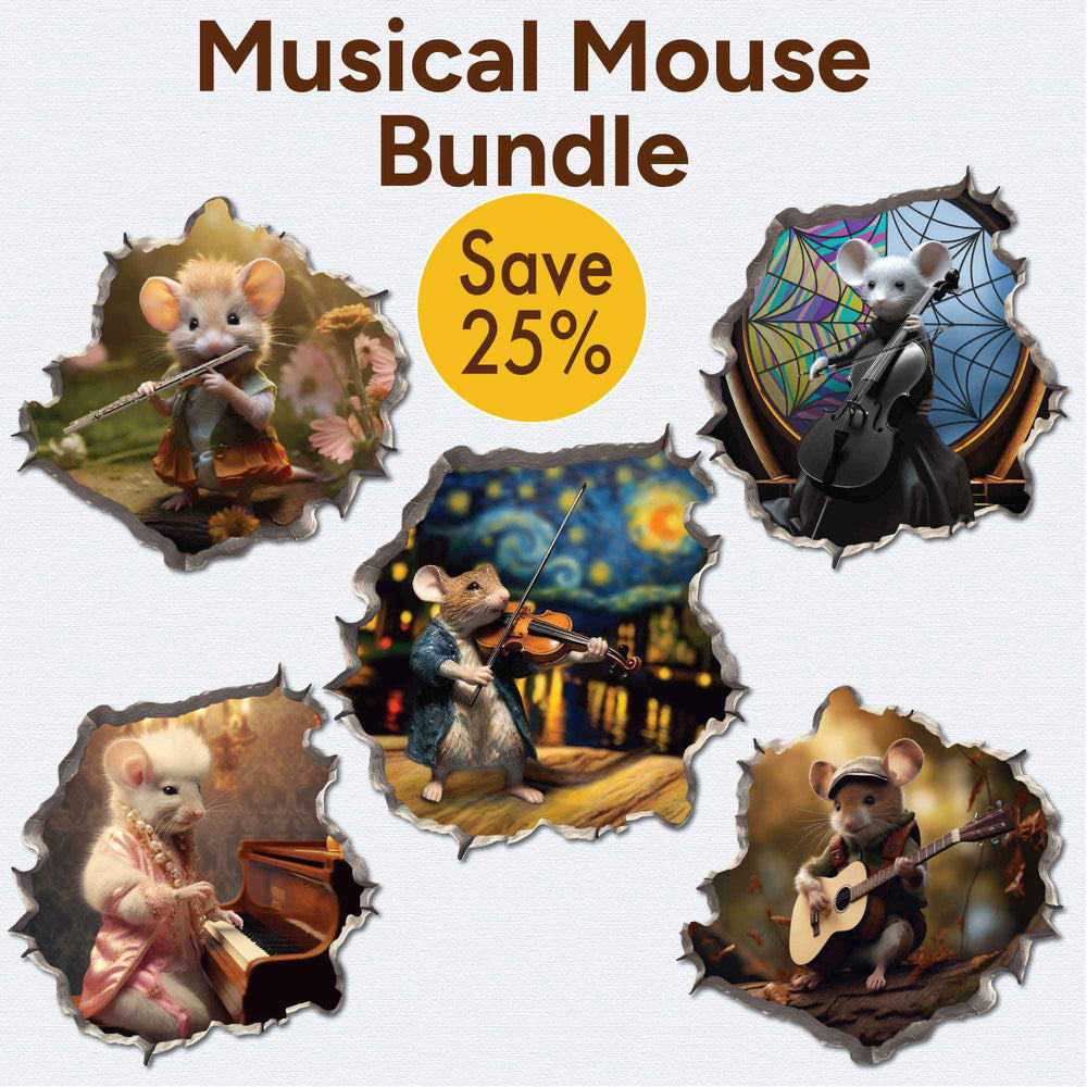 Musical Mouse Bundle - My Wonderful Walls