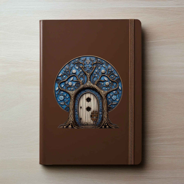 Mystic Blue Fairy Door Decal - My Wonderful Walls