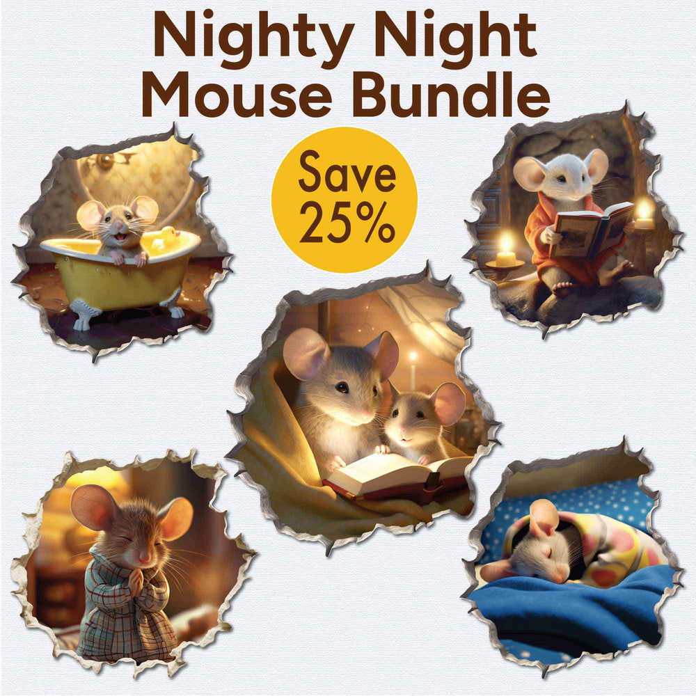 Nighty Night Mouse Bundle - My Wonderful Walls