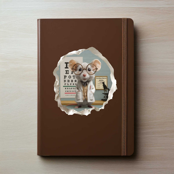 Optometrist Mouse Hole Decal - My Wonderful Walls