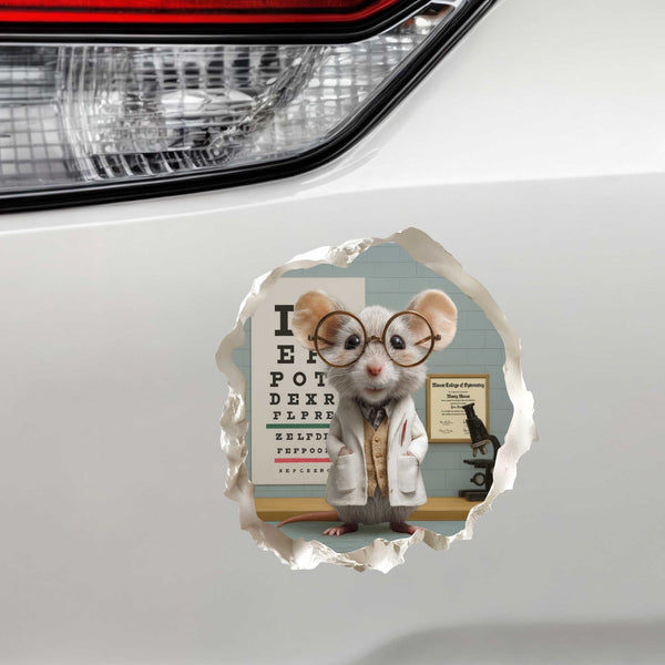 Optometrist Mouse Hole Decal - My Wonderful Walls