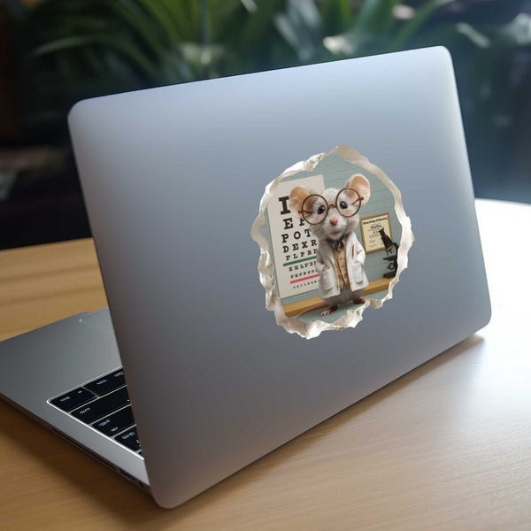 Optometrist Mouse Hole Decal - My Wonderful Walls