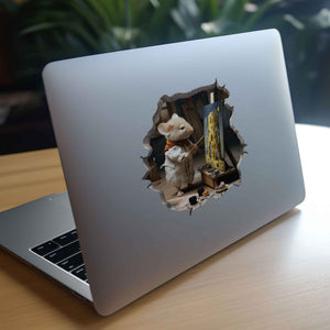 Painter Mouse Hole Decal - My Wonderful Walls