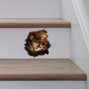 Bedtime Tales Mouse Hole Decal