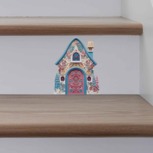 Pastel Pines Fairy Door Decal - My Wonderful Walls