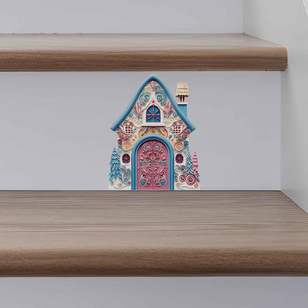 Pastel Pines Fairy Door Decal - My Wonderful Walls