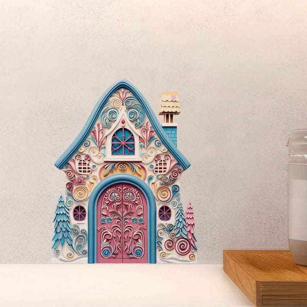 Pastel Pines Fairy Door Decal - My Wonderful Walls