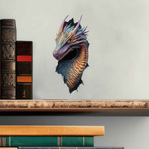 Pearlescent Dragon Hole Decal - My Wonderful Walls