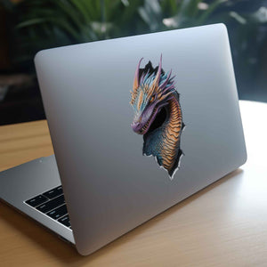 Pearlescent Dragon Hole Decal - My Wonderful Walls