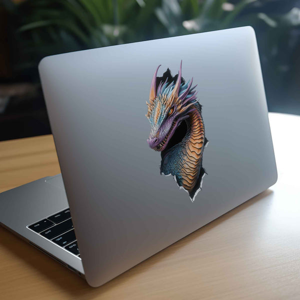 Pearlescent Dragon Hole Decal - My Wonderful Walls